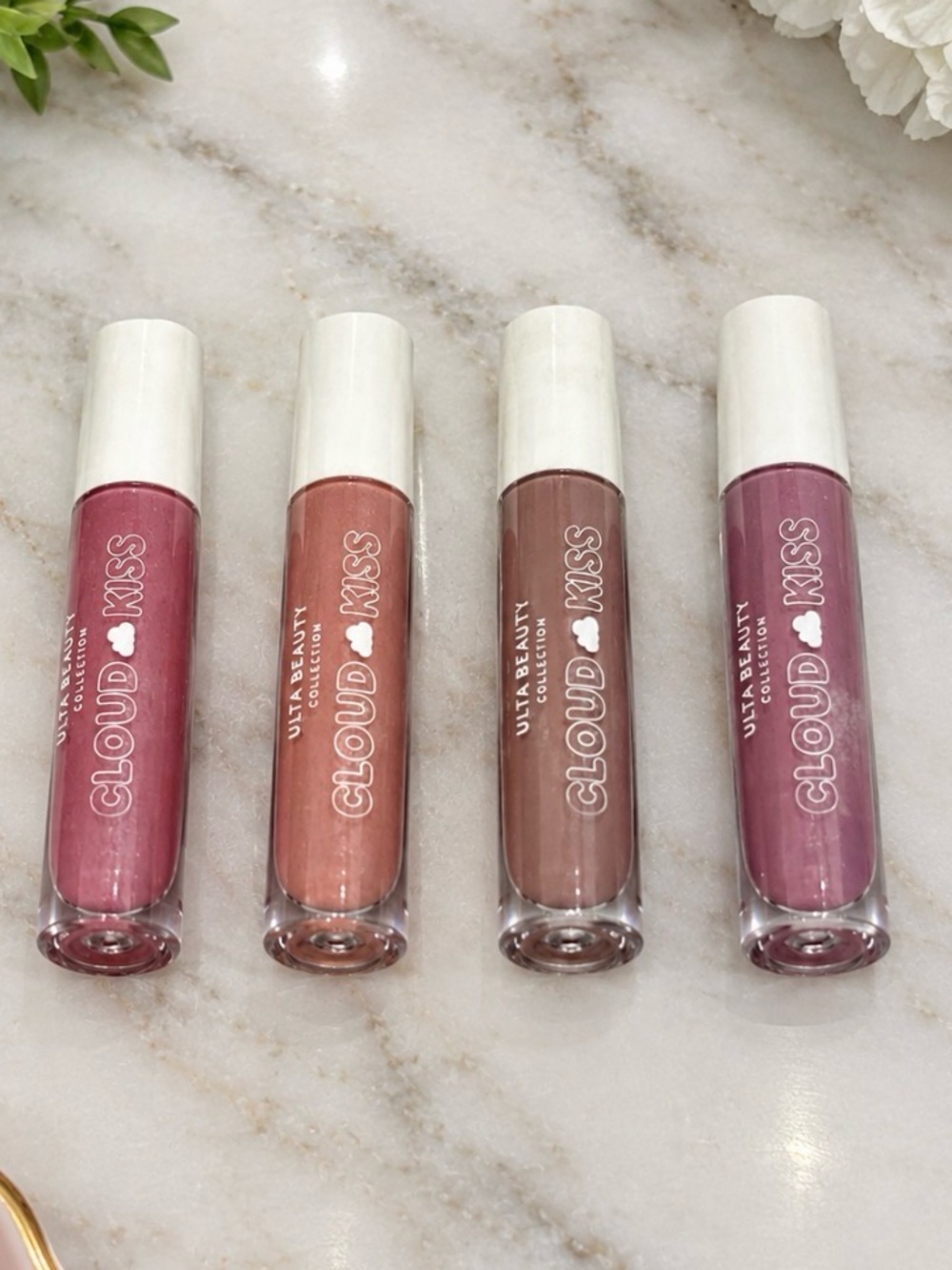 Ulta Beauty Cloud Kiss Liquid Lipstick Set of 4 -Neutral Pink & Mauve Shades